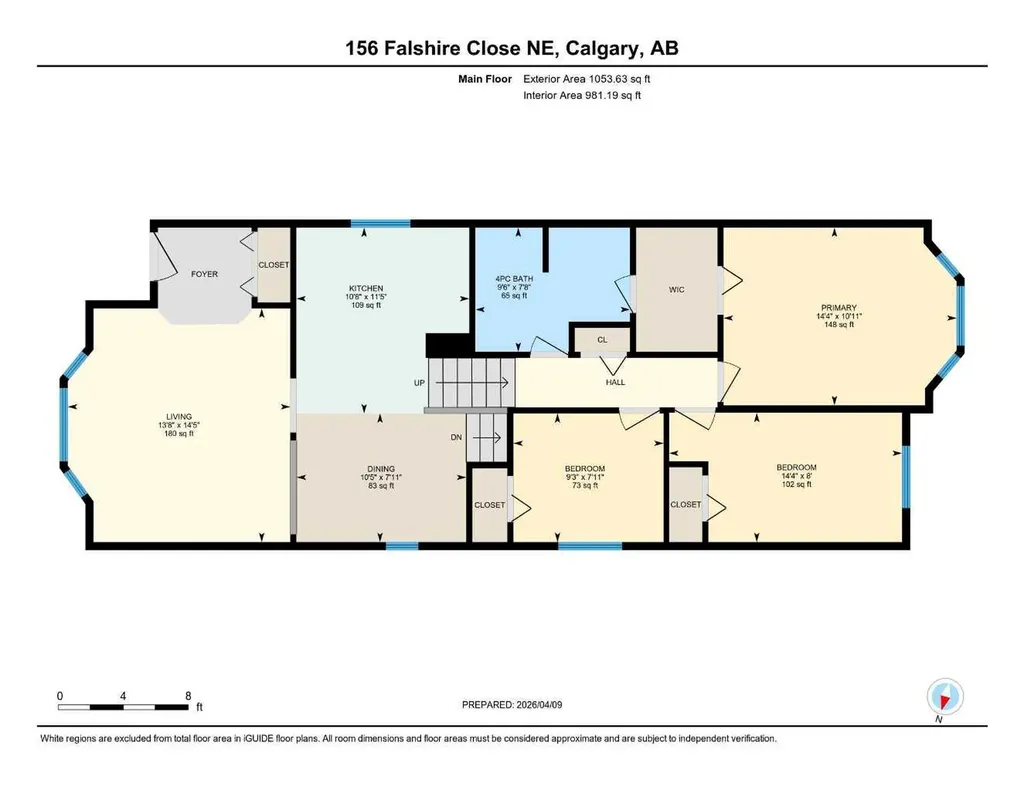 156 Falshire Close NE Calgary AB T3J 3A1