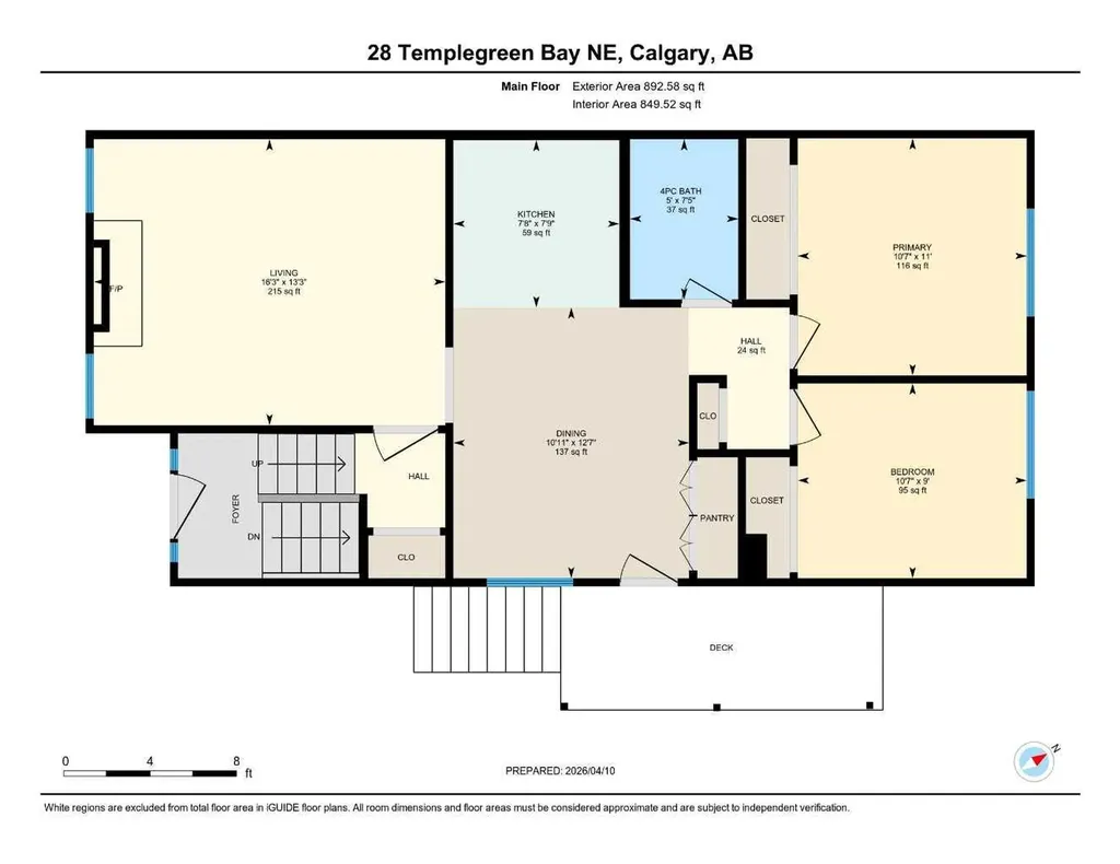28 Templegreen Bay NE Calgary AB T1Y 4Z3