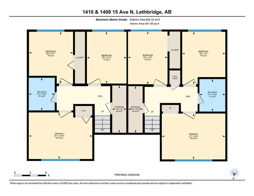 1408 & 1410 15 Avenue N Lethbridge AB T1H 1W1