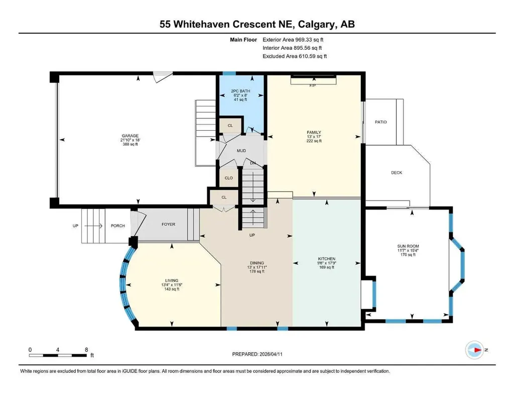 55 Whitehaven Crescent NE Calgary AB T1Y6C4