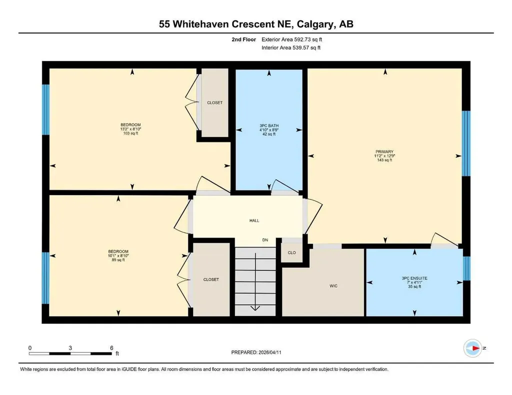 55 Whitehaven Crescent NE Calgary AB T1Y6C4
