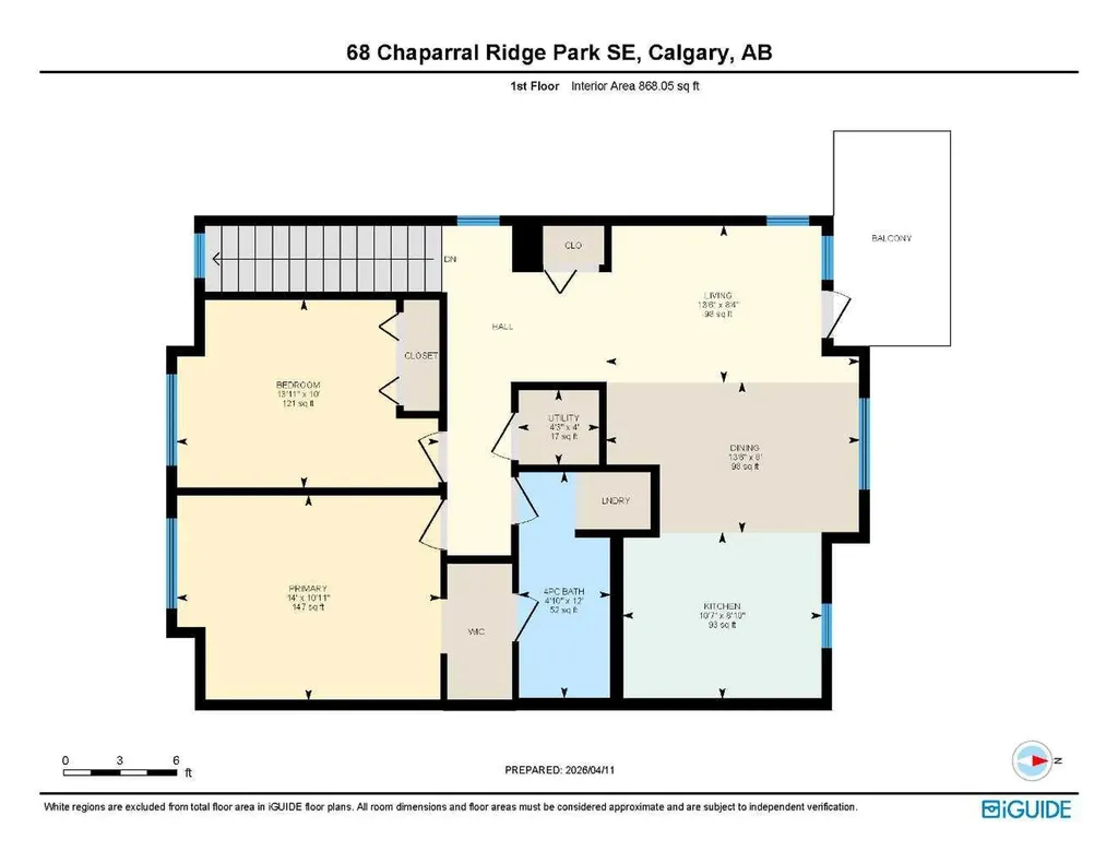 68 Chaparral Ridge Park SE Calgary AB T2X 0E3
