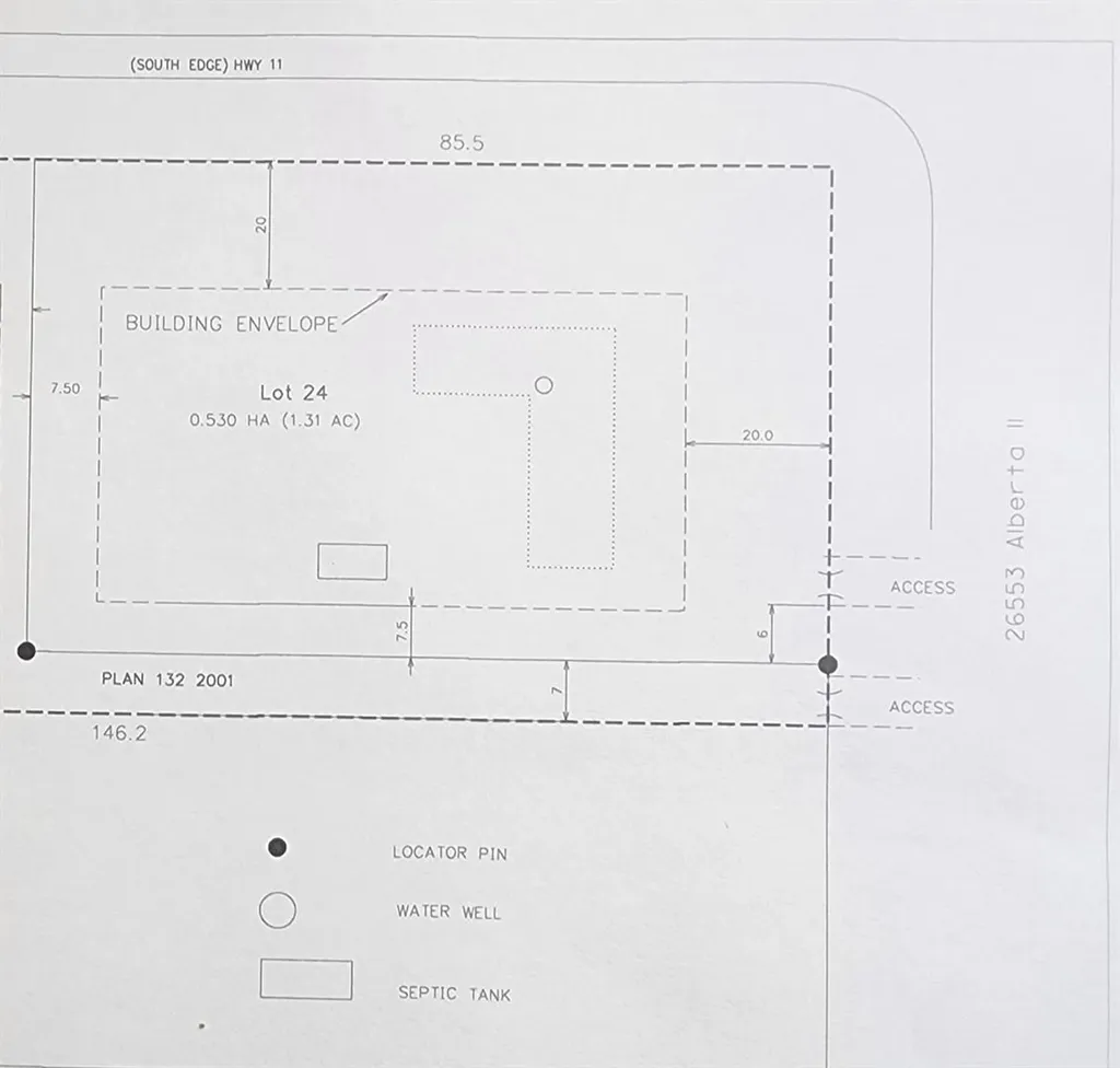 Lot 24, 26553 11 Highway Rural Red Deer County AB T4E 1A5