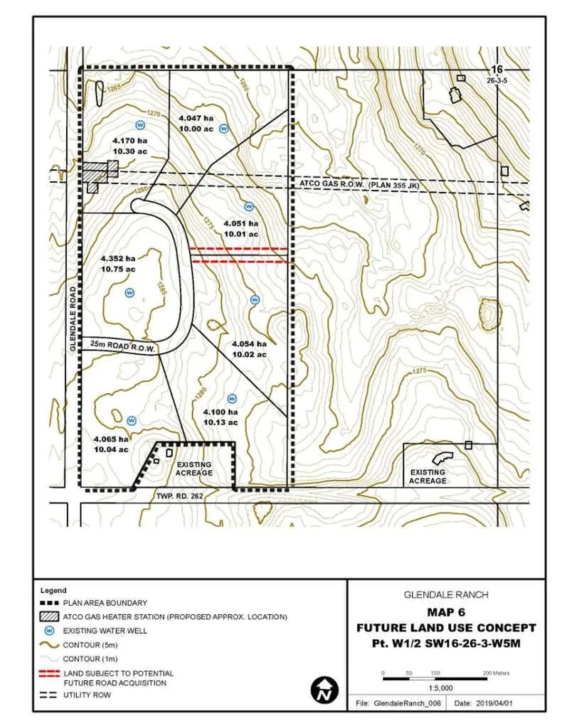 74.7AC Glendale Road Rural Rocky View County AB T4C1A2