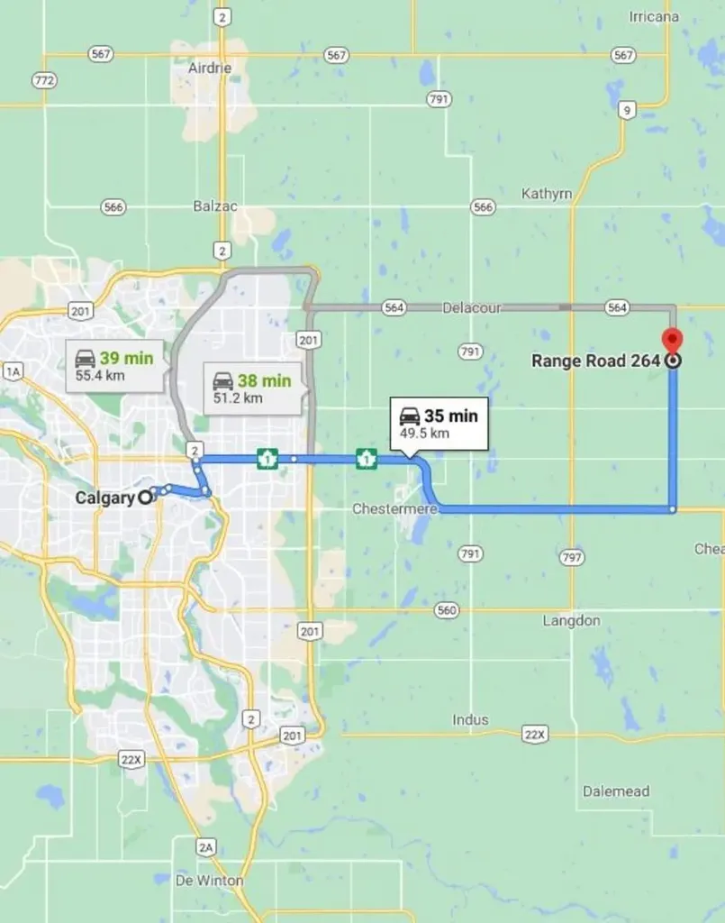 W4R26T25S16QNE Range Road 264 Range Rural Wheatland County AB T0J 0Y0