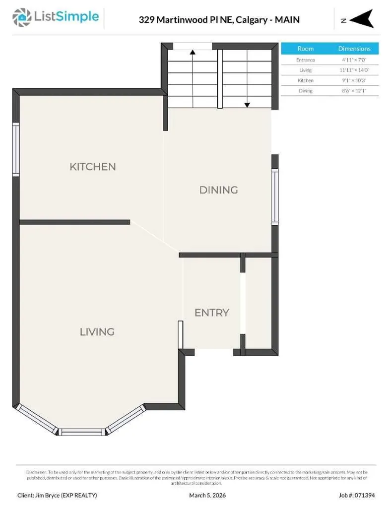 329 Martinwood Place NE Calgary AB T3J3H7