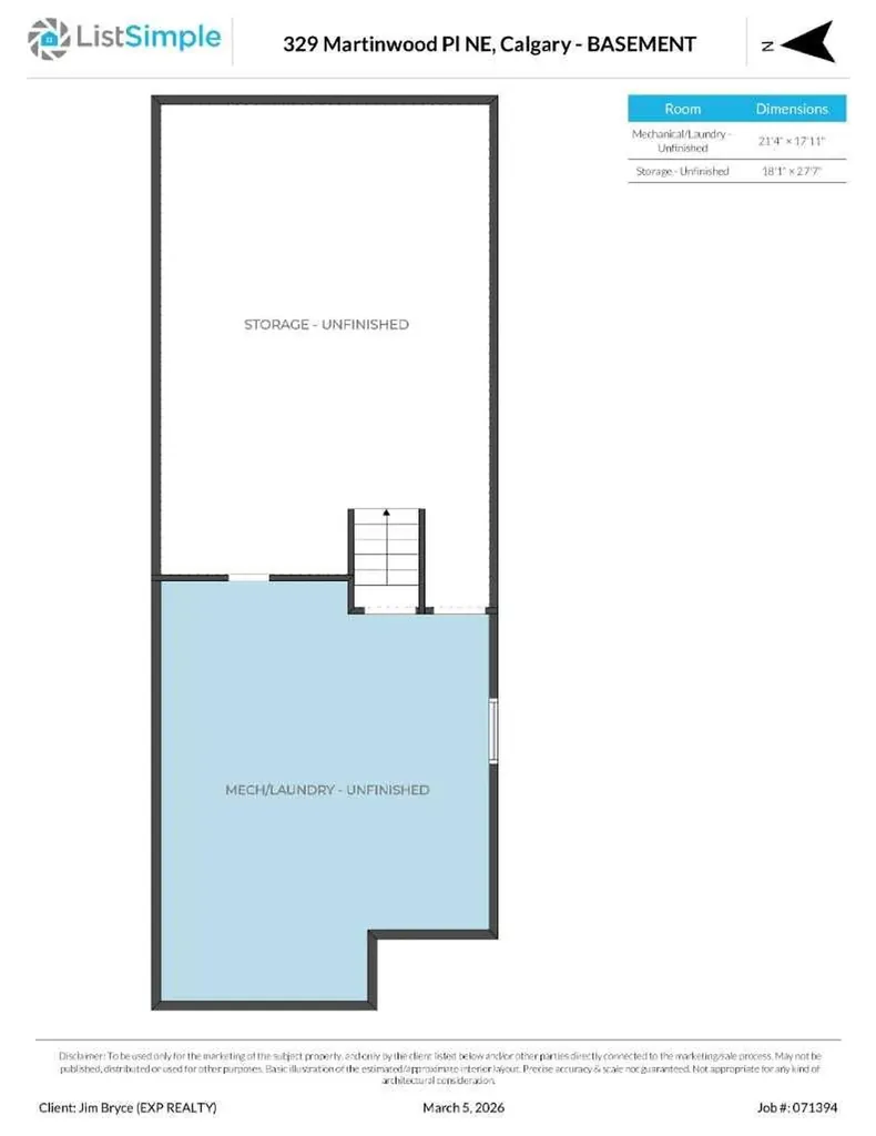 329 Martinwood Place NE Calgary AB T3J3H7