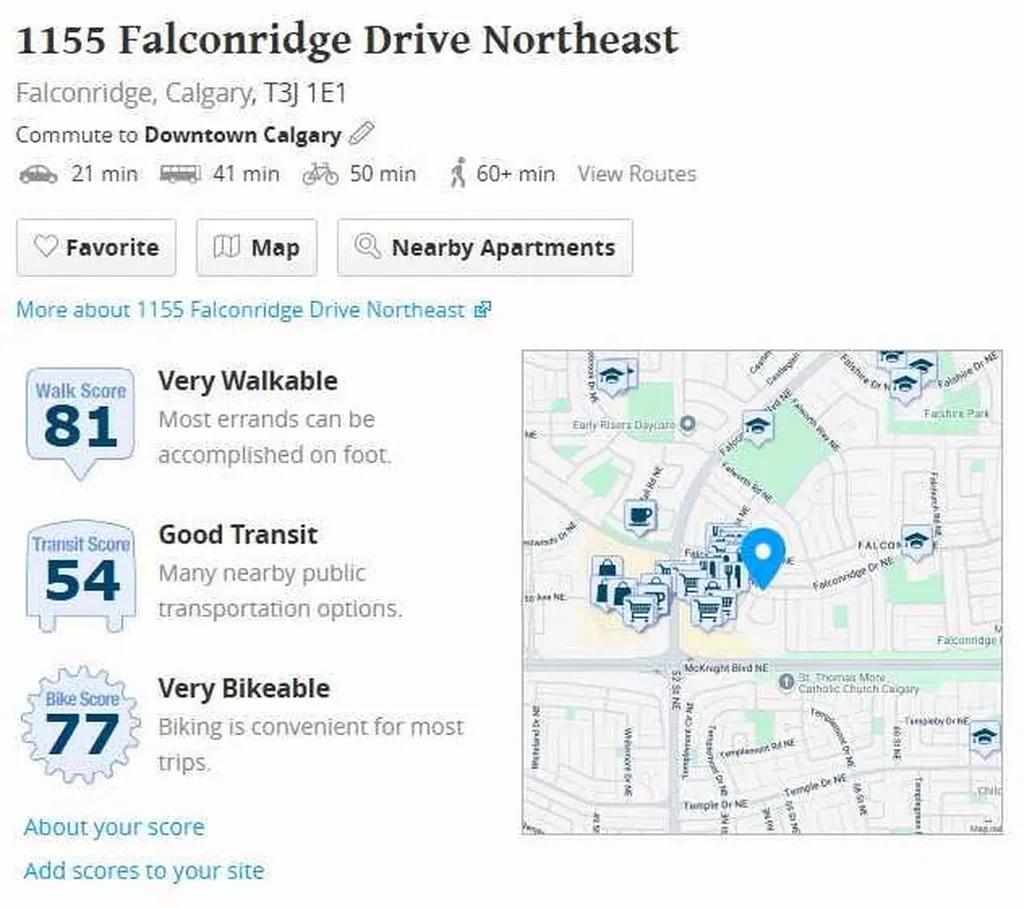 1155 Falconridge Drive NE Calgary AB T3J 1E1