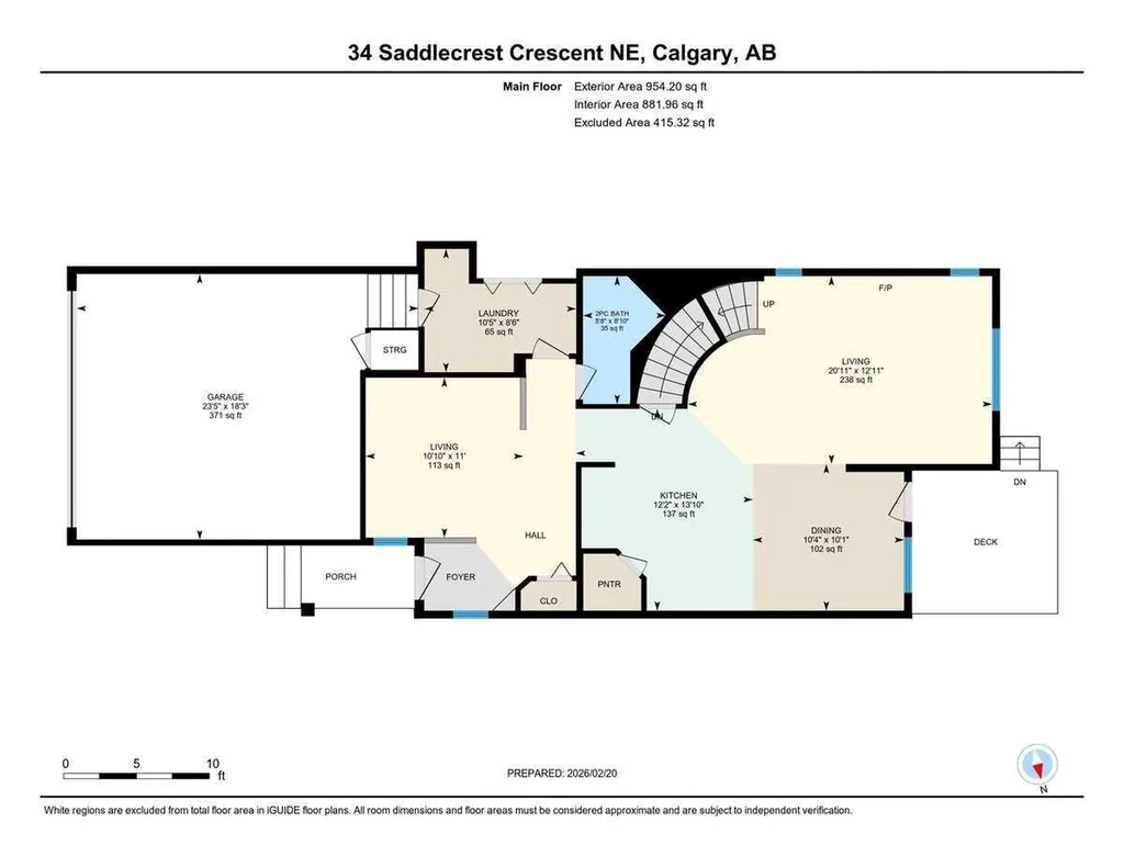 34 Saddlecrest Crescent NE Calgary AB t3j0c6