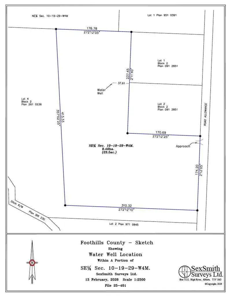 23.26 Acres Along 48 Street E Rural Foothills County AB T1V 1M3