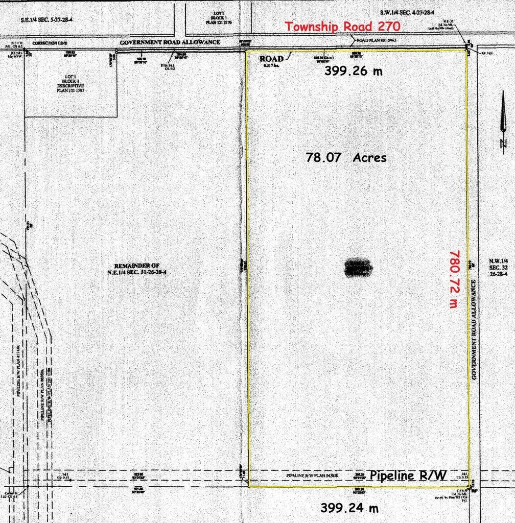 78 Acres Township Road 270 Rural Rocky View County AB T4B 2A4
