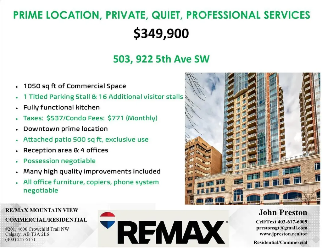 922 5 Avenue SW Calgary AB T2P 2T9