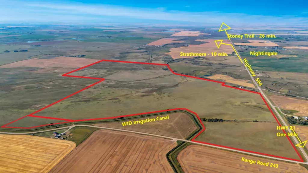 Highway 564 & Range Road 243 Rural Wheatland County AB T1P 0K8