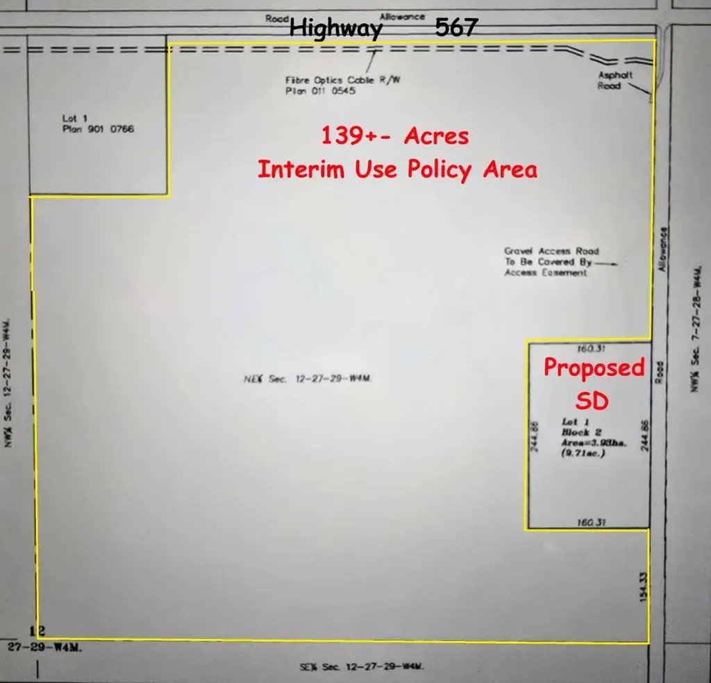 139 Acres Highway 567 NE Airdrie AB T4A 2G6