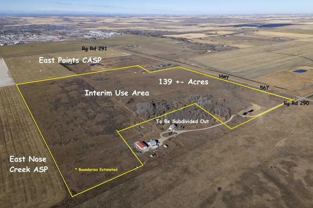 139 Acres Highway 567 NE Airdrie AB T4A 2G6