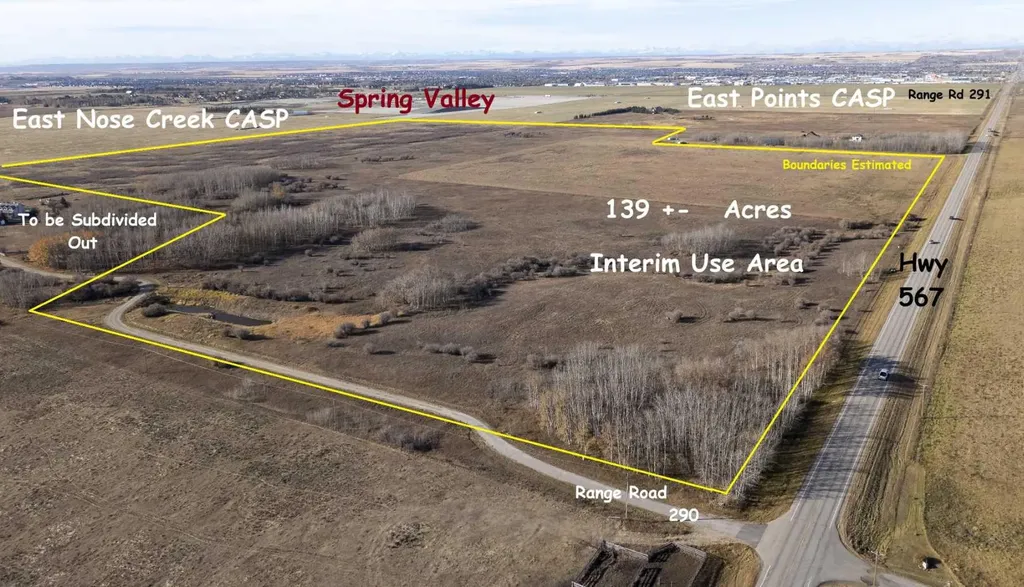 139 Acres Highway 567 NE Airdrie AB T4A 2G6