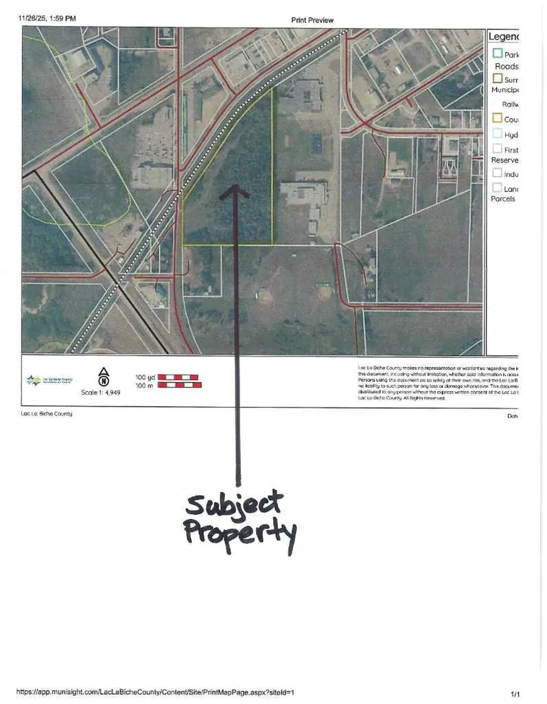 Plan 2518et Lot A Rural Lac La Biche County AB T0A2C0