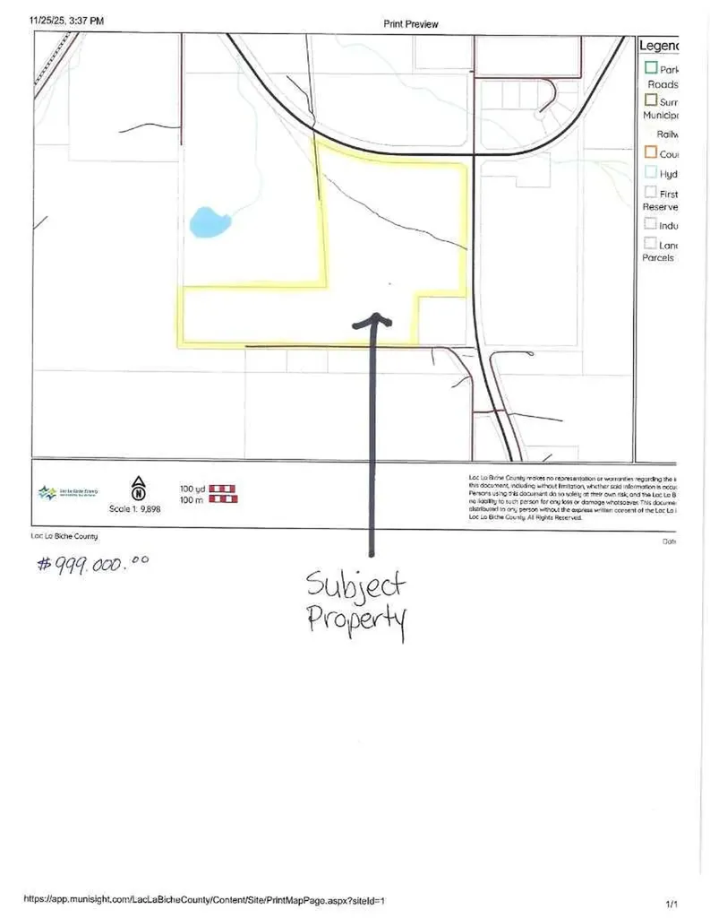 Plan 1120260 Blk 1 Lot 1 Rural Lac La Biche County AB T0A2C0