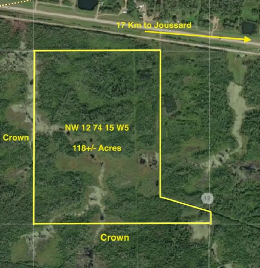 Rr NW 12 74 15 W5 Rr Joussard AB T0G 1E0