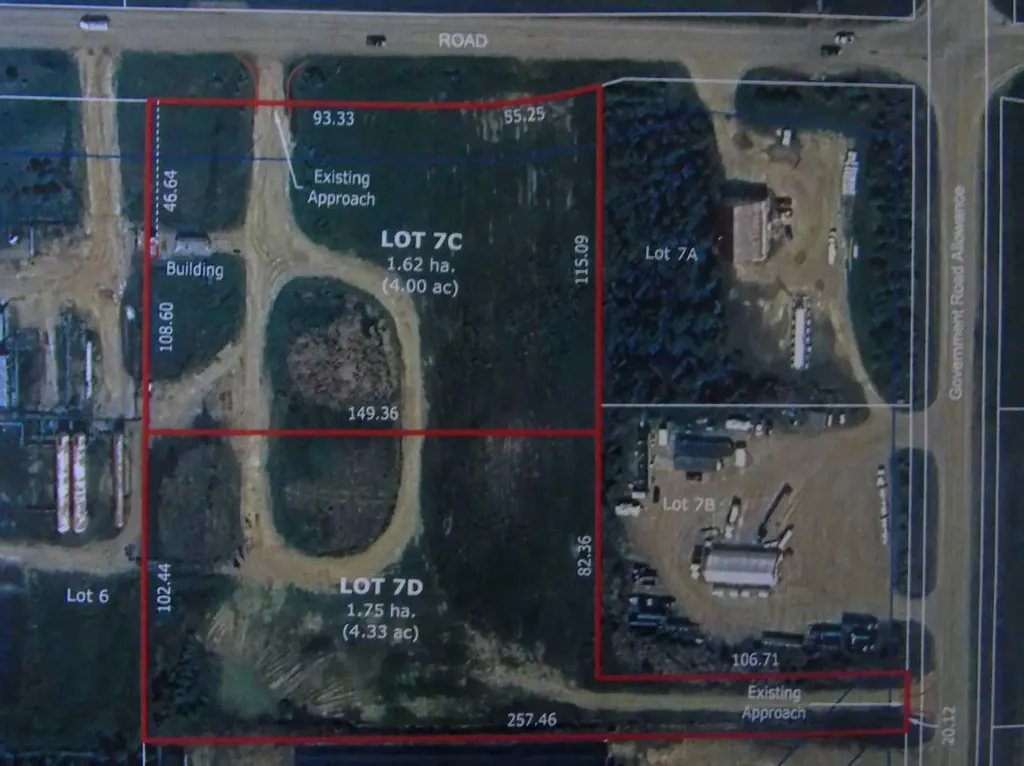 Lot 7c West Mitsue Industrial Road Rural Lesser Slave River No. 124 M.d. Of AB T0G 2A0
