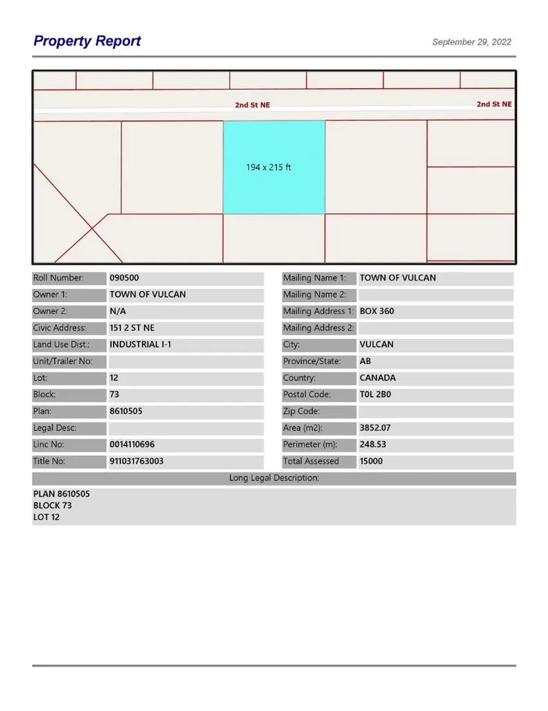 151 2 Street NE Vulcan AB T0L 2B0
