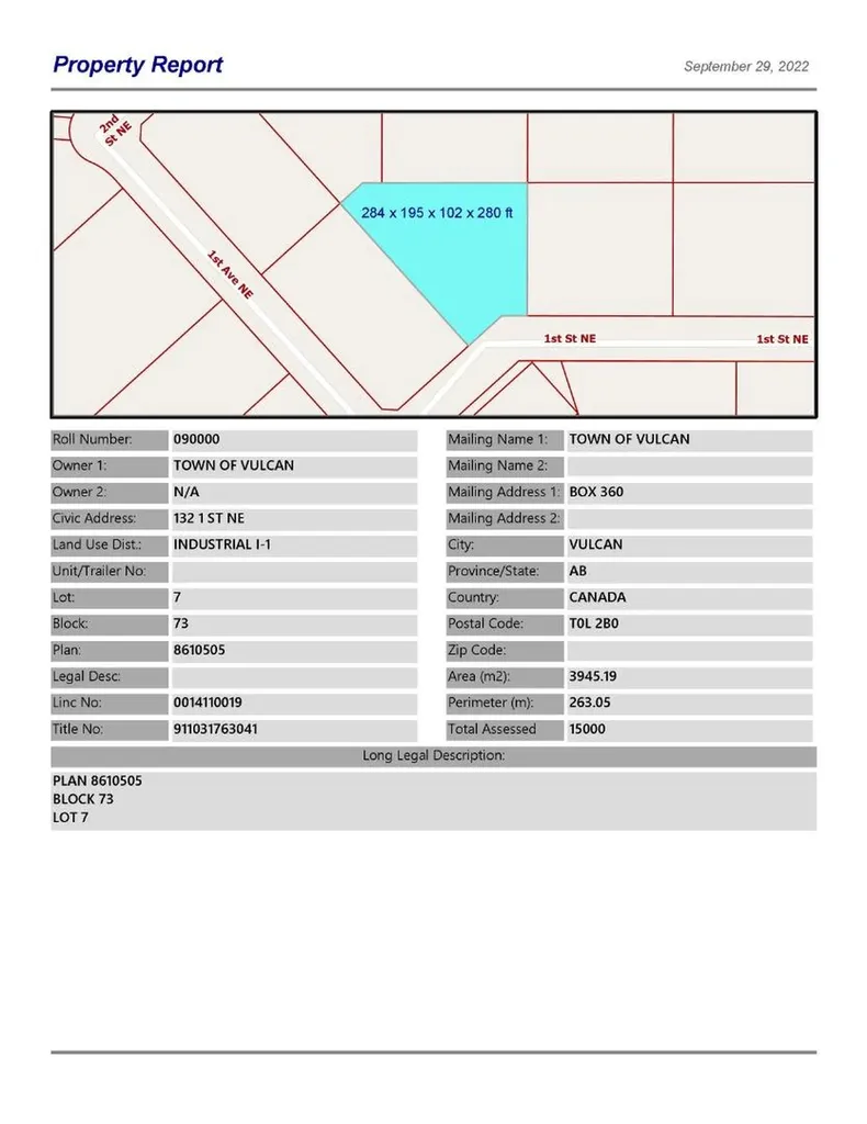 132 1 Street NE Vulcan AB T0L 2B0