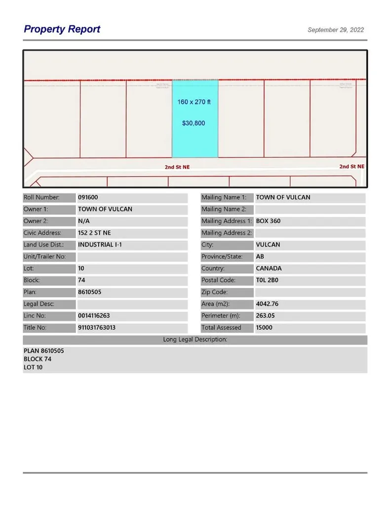 152 2 Street NE Vulcan AB T0L 2B0