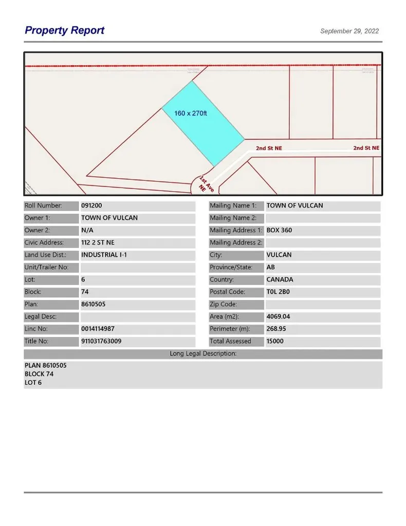 112 2 Street NE Vulcan AB T0L 2B0