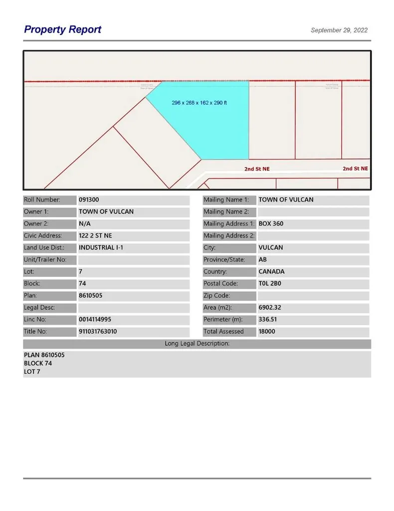 122 2 Street NE Vulcan AB T0L 2B0
