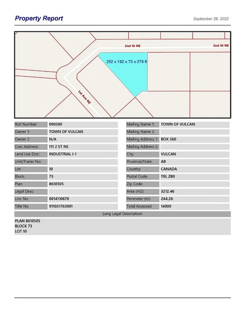 111 2 Street NE Vulcan AB T0L 2B0