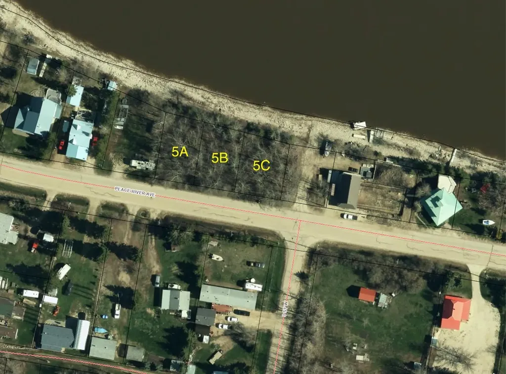 Lot 5a, 5b, 5c Peace River Avenue Joussard AB T0G 1J0