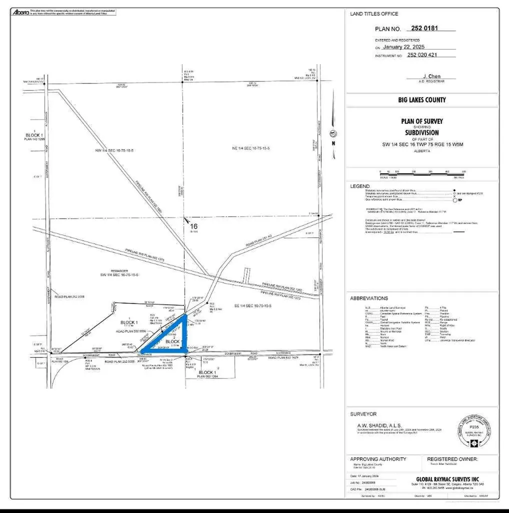 752 Township High Prairie AB T0G 1E0
