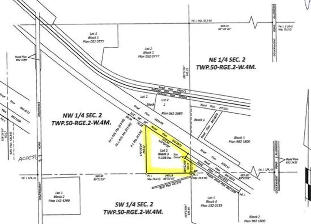 Lot 1 Blk 3 NW 2-50-2-w4 Rural Vermilion River County Of AB T0B 0L0