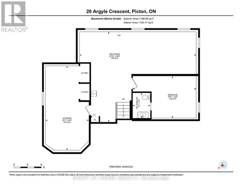 20 Argyle Crescent Prince Edward County (picton Ward) ON K0K 2T0