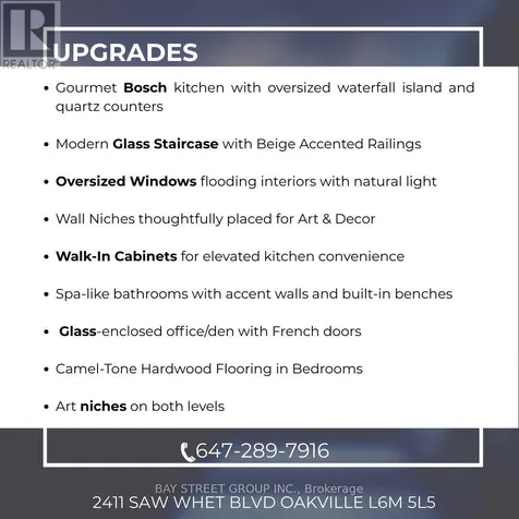 2411 Saw Whet Boulevard Oakville (ga Glen Abbey) ON L6M 5L5