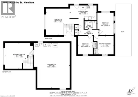 154 Luscombe Street Hamilton ON L9A 2K3