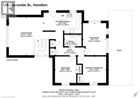 154 Luscombe Street Hamilton ON L9A 2K3