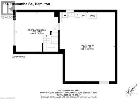 154 Luscombe Street Hamilton ON L9A 2K3