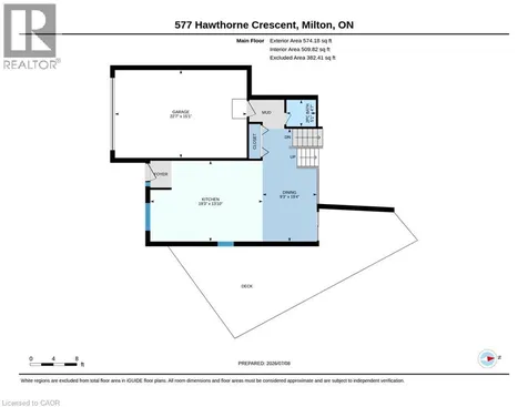 577 Hawthorne Crescent Milton ON L9T 4P8