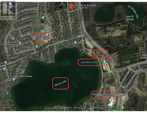26 Capelle Street Richmond Hill (oak Ridges Lake Wilcox) ON L4E 3E1