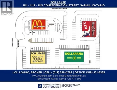 1113 Confederation Street Sarnia ON N7S 3Y5