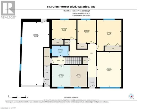 543 Glen Forrest Boulevard Waterloo ON N2L 4J3
