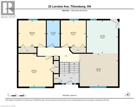 22 Lorraine Avenue Tillsonburg ON N4G 4V3