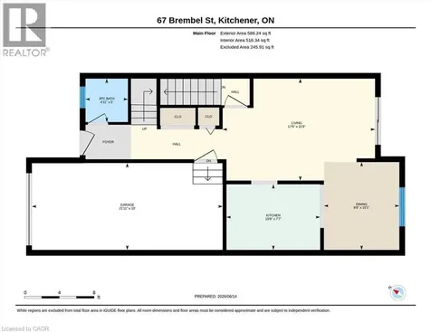 67 Brembel Street Kitchener ON N2B 3T8