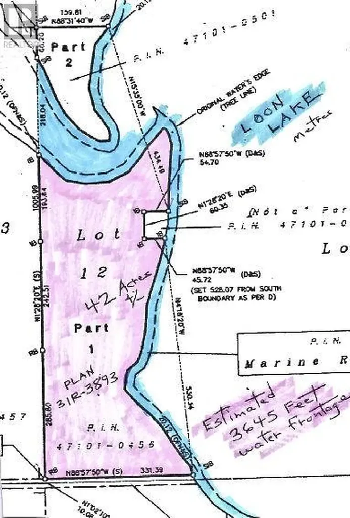 PL12C6 Dawson Loon Lake Road Meldrum Bay ON P0P 1R0