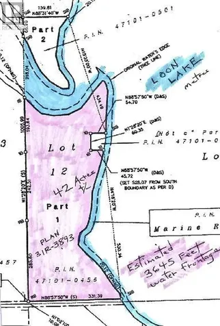 PL12C6 Dawson Loon Lake Road Meldrum Bay ON P0P 1R0