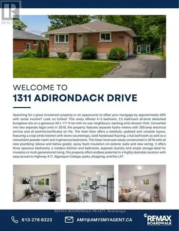 1311 Adirondack Drive Ottawa ON K2C 2V7