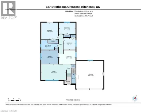 127 Strathcona Crescent Kitchener ON N2B 2W8