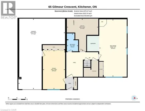 65 Gilmour Crescent Kitchener ON N2M 4N5