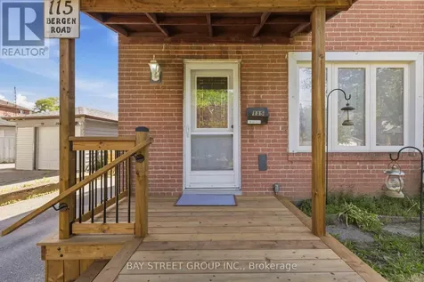 115 Bergen Road Toronto (dorset Park) ON M1P 1S3